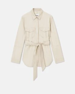 Nanushka Artha - Okobor™ Alt-Leather Shirt - Creme 7 Nanushka Artha - Okobor™ Alt-Leather Shirt - Creme -Nanushka Fashion Store ARTHA CREME VEGAN LEATHER 01 ec7ecbdb 23cd 4a44 beae 4c514553f6da
