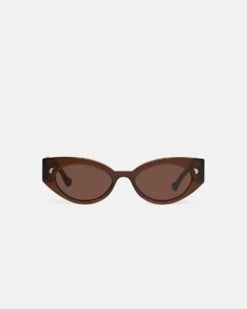 Nanushka Azalea - Bio-Plastic Cat-Eye Sunglasses - Brown