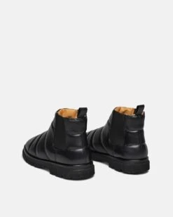 Nanushka Bede Mens - Rounded Toe Boot - Black -Nanushka Fashion Store BEDEMENS BLACK NAPPA 03