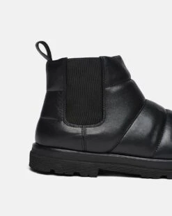 Nanushka Bede - Rounded Toe Boot - Black -Nanushka Fashion Store BEDE BLACK NAPPA 04 0306d0bf 831e 44f1 83d5 fa535c9ae4c4