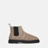 Nanushka Bede - Rounded Toe Boot - Stone