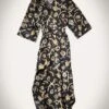 Nanushka Damala - Printed Silk Twill Shirt Dress - Black Floral