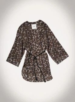 Nanushka Nani - Printed Cotton Voile Top - Crayon Ocelot