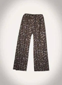 Nanushka Brenda - Printed Cotton Voile Pants - Crayon Ocelot