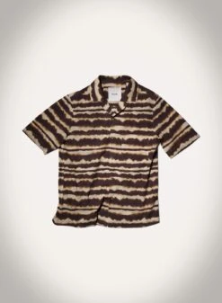 Nanushka Bodil - Printed Cotton Voile Shirt - Tie Dye Stripe