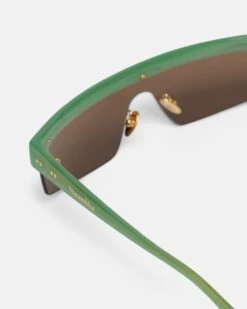 Nanushka Callias - Bio-Plastic Sunglasses - Green Eyewear -Nanushka Fashion Store CALLIAS GREEN BIOPLASTIC 3