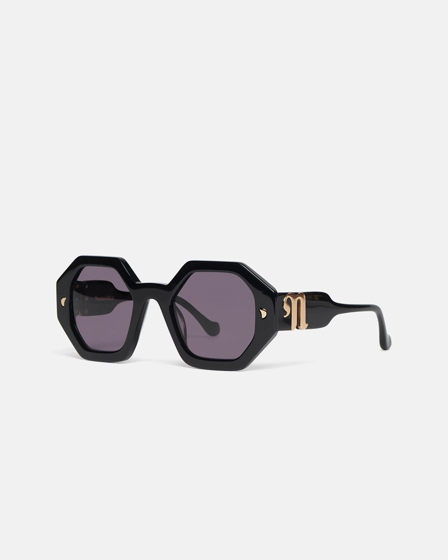 Nanushka Carlen - Bio-Plastic Sunglasses - Black 2 Nanushka Carlen - Bio-Plastic Sunglasses - Black - Image 2