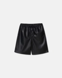 Nanushka Doxxi - Okobor™ Alt-Leather Shorts - Black -Nanushka Fashion Store DOXXI BLACK VEGAN LEATHER 01 9ae254af 3fc6 4bb1 9f4e 00342b20c832
