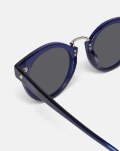 Nanushka Duy - Bio-Plastic Round-Frame Sunglasses - Navy 7 Nanushka Duy - Bio-Plastic Round-Frame Sunglasses - Navy -Nanushka Fashion Store DUY NAVY BIO PLASTIC 03 8d4b70d7 ae2b 4b0d bcbe a90b832e8b5a