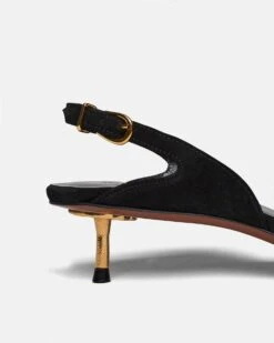 Nanushka Enaji - Leather Sandals - Black -Nanushka Fashion Store ENAJI BLACK SUEDE 03 3de35652 ca9a 464c 860c f468c6bf5d5e