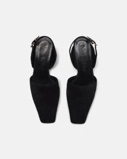 Nanushka Enaji - Leather Sandals - Black -Nanushka Fashion Store ENAJI BLACK SUEDE 07 2b680f4c c4e1 4cef a056 66c2a50af4d9