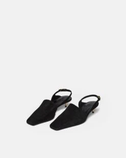 Nanushka Fashion Store -Nanushka Fashion Store ENAJI BLACK SUEDE f7eabdfd f433 4be7 8a67 2edc6d279d61