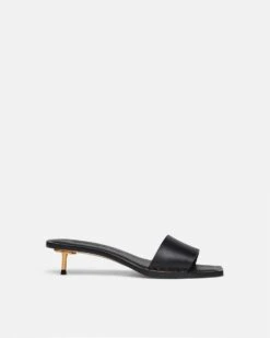 Nanushka Ibiron - Leather Sandals - Black
