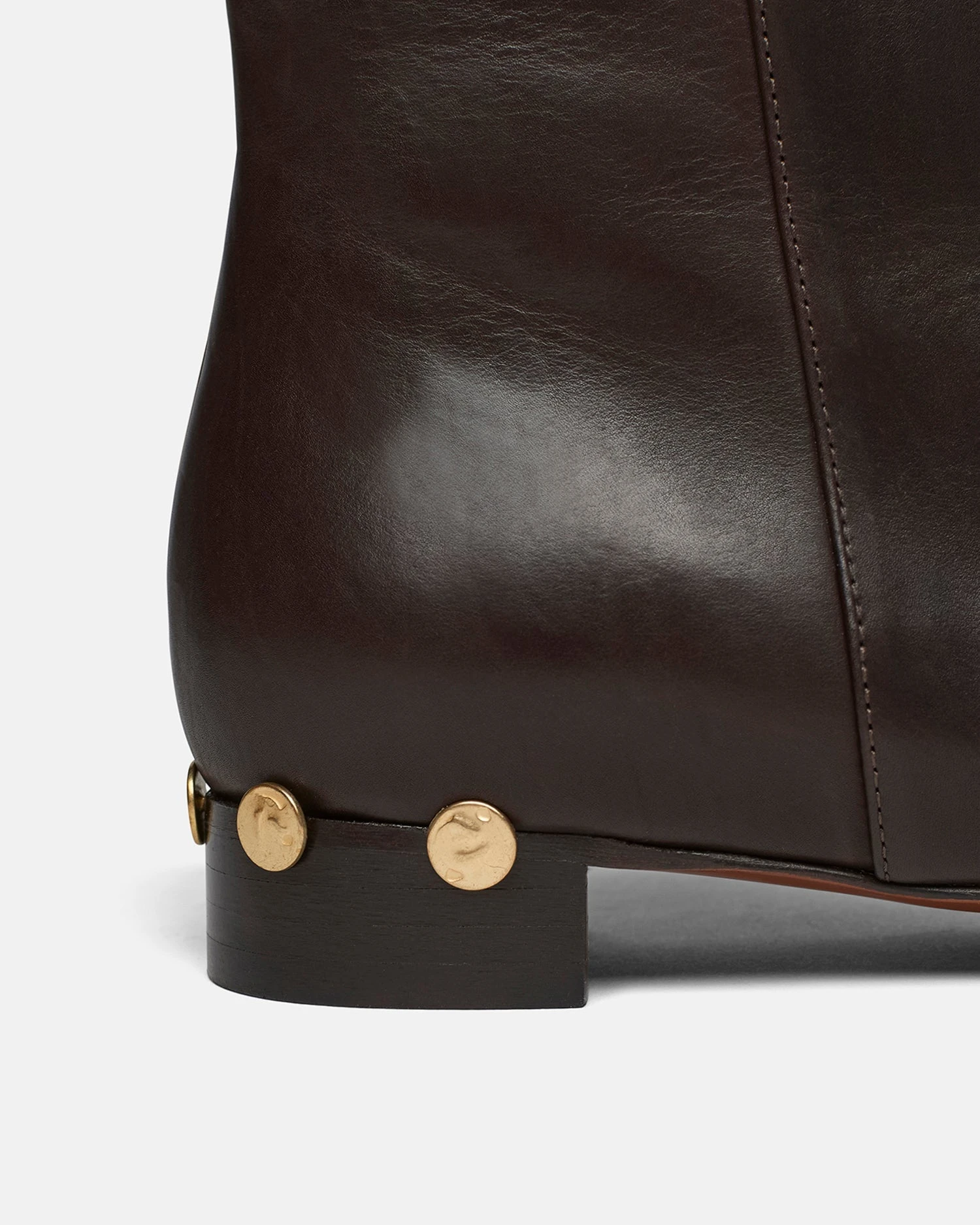 Nanushka Isla - Elongated Square Toe Boots - Dark Chocolate - Image 5