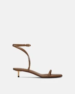 Nanushka Jol - Leather Sandals - Nut Brown