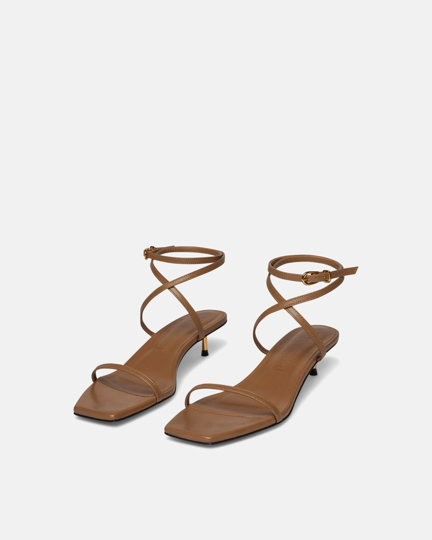 Nanushka Jol - Leather Sandals - Nut Brown 2 Nanushka Jol - Leather Sandals - Nut Brown - Image 2