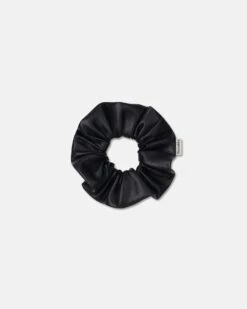 Nanushka Lou - Okoborâ„¢ Alt-Leather Scrunchie - Black