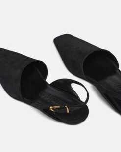 Nanushka Maimu - Leather Point-Toe Flats - Black -Nanushka Fashion Store MAIMU BLACK SUEDE 04 961fa780 f27b 4311 bb58 1136bb4ae840