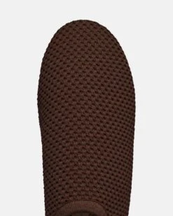 Nanushka Maris Rounded Toe - Mesh-Knit Round-Toe Slip On Shoes - Java -Nanushka Fashion Store MARIS JAVA MESH KNIT 04 ee27fead 5f1f 495f b916 bf113c973d1d