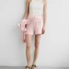 Nanushka Jael - Paper Crochet Shorts - Pink