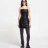 Nanushka Jorie - Okobor™ Alt-Leather Mini Dress - Black