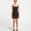 Nanushka Adie - Mesh Jersey Dress - Black
