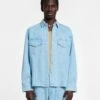 Nanushka Tristo - Patch Pocket Denim Overshirt - Eco Light Wash