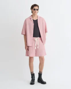 Nanushka Anwel - Striped Shirt - Pink -Nanushka Fashion Store NM25PFTP02431 1