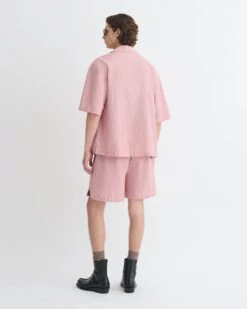 Nanushka Anwel - Striped Shirt - Pink -Nanushka Fashion Store NM25PFTP02431 2