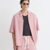 Nanushka Anwel - Striped Shirt - Pink