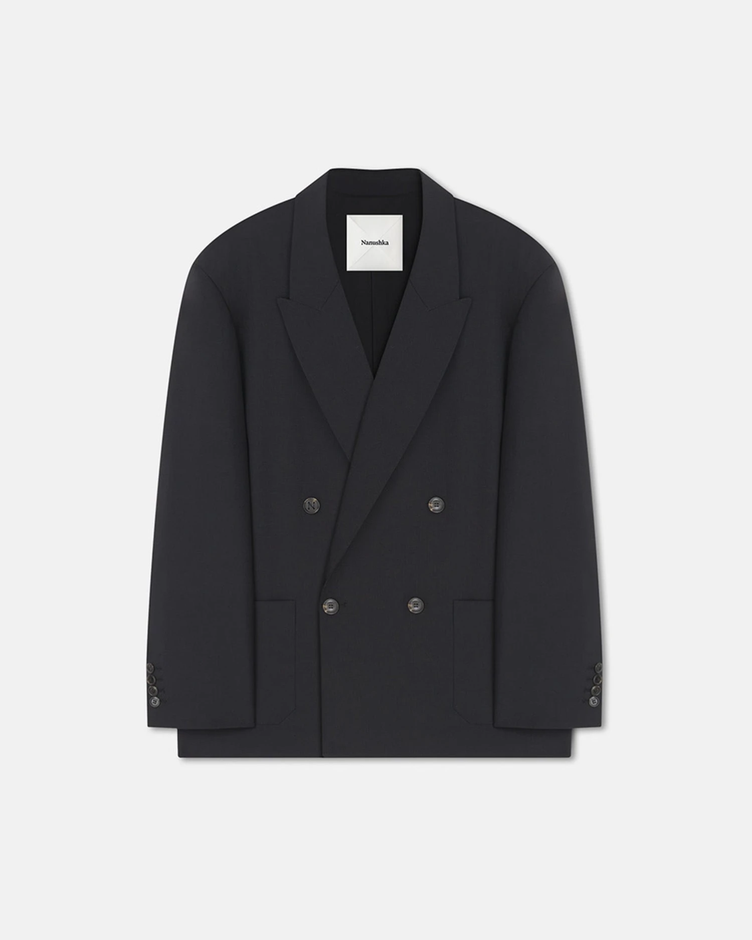Nanushka Derik - Relaxed Blazer - Black 5 Nanushka Derik - Relaxed Blazer - Black - Image 5
