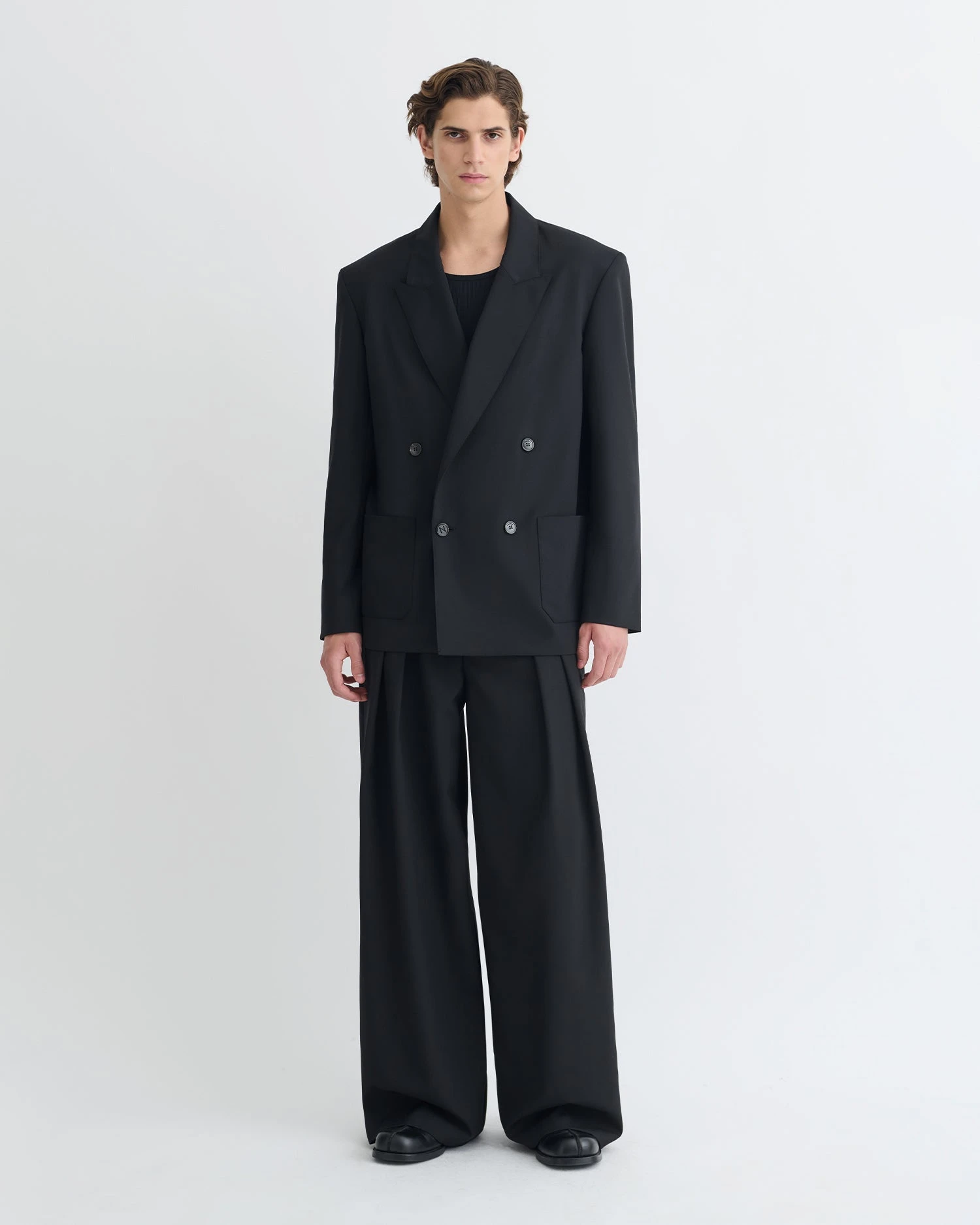 Nanushka Derik - Relaxed Blazer - Black 3 Nanushka Derik - Relaxed Blazer - Black - Image 3