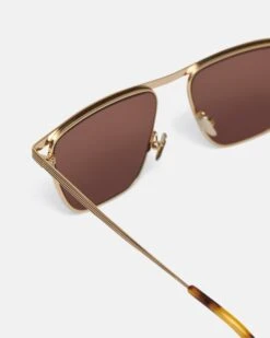 Nanushka Noran - Sunglasses - Gold 7 Nanushka Noran - Sunglasses - Gold -Nanushka Fashion Store NORAN GOLD METAL 3