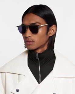 Nanushka Noran - Sunglasses - Silver -Nanushka Fashion Store NU23PFSG01482 NORAN SILVER METAL 4