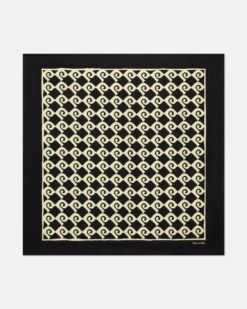 Nanushka Miani - Printed Silk Scarf - Diamond Check