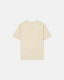 Nanushka Reece - Embroidered Cotton-Jersey T-Shirt - Shell -Nanushka Fashion Store NU24CRSH00373 REECE SHELL COTTON JERSEY back