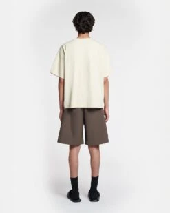 Nanushka Wren - Embroidered Cotton-Jersey T-Shirt - Shell -Nanushka Fashion Store NU24CRSH00473 WREN SHELL COTTON JERSEY 2