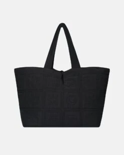 Nanushka Symbol - Quilted Tech-Poplin Tote - Black