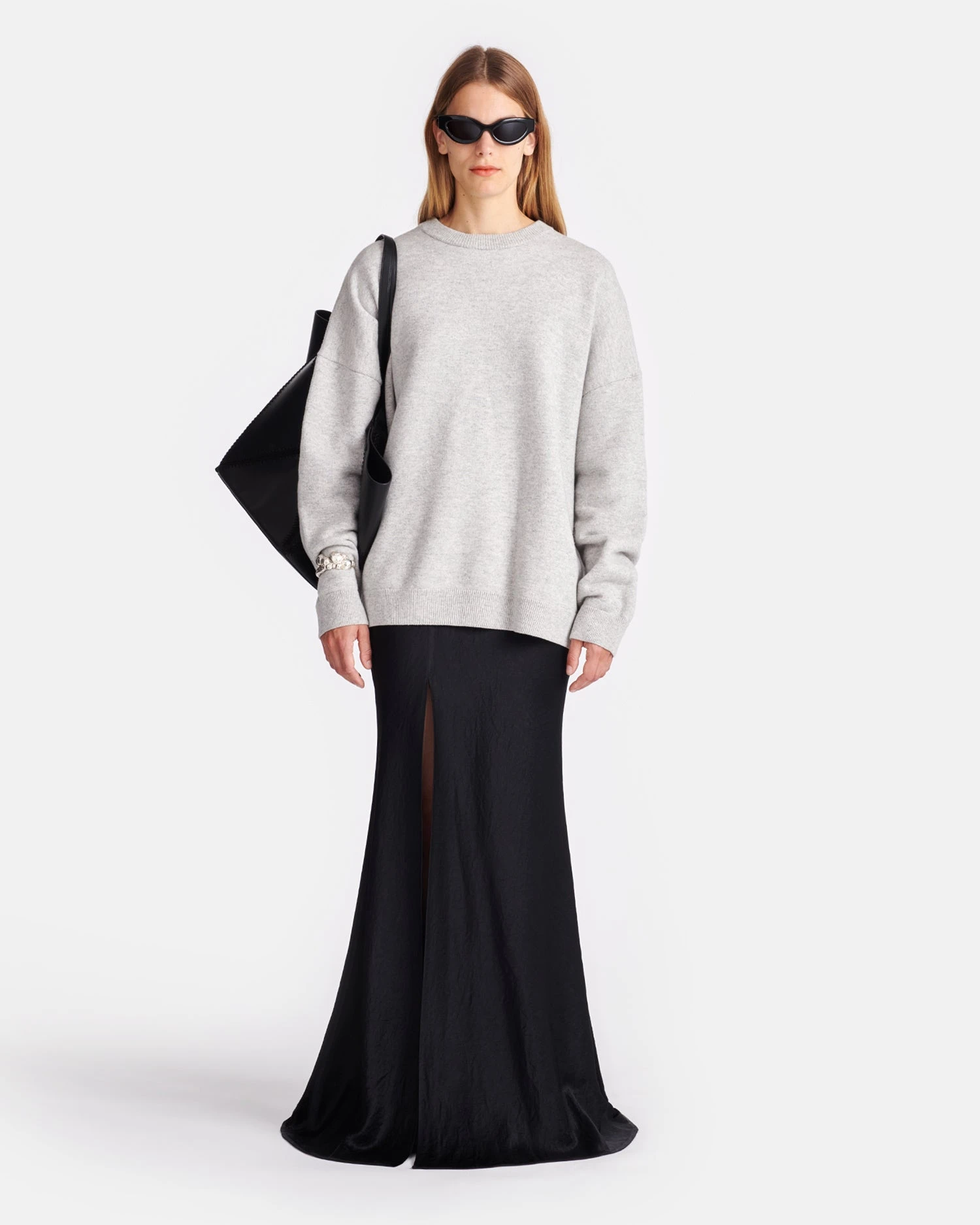 Nanushka Joyann - Plush Cashmere Sweater - Gray 6 Nanushka Joyann - Plush Cashmere Sweater - Gray - Image 6