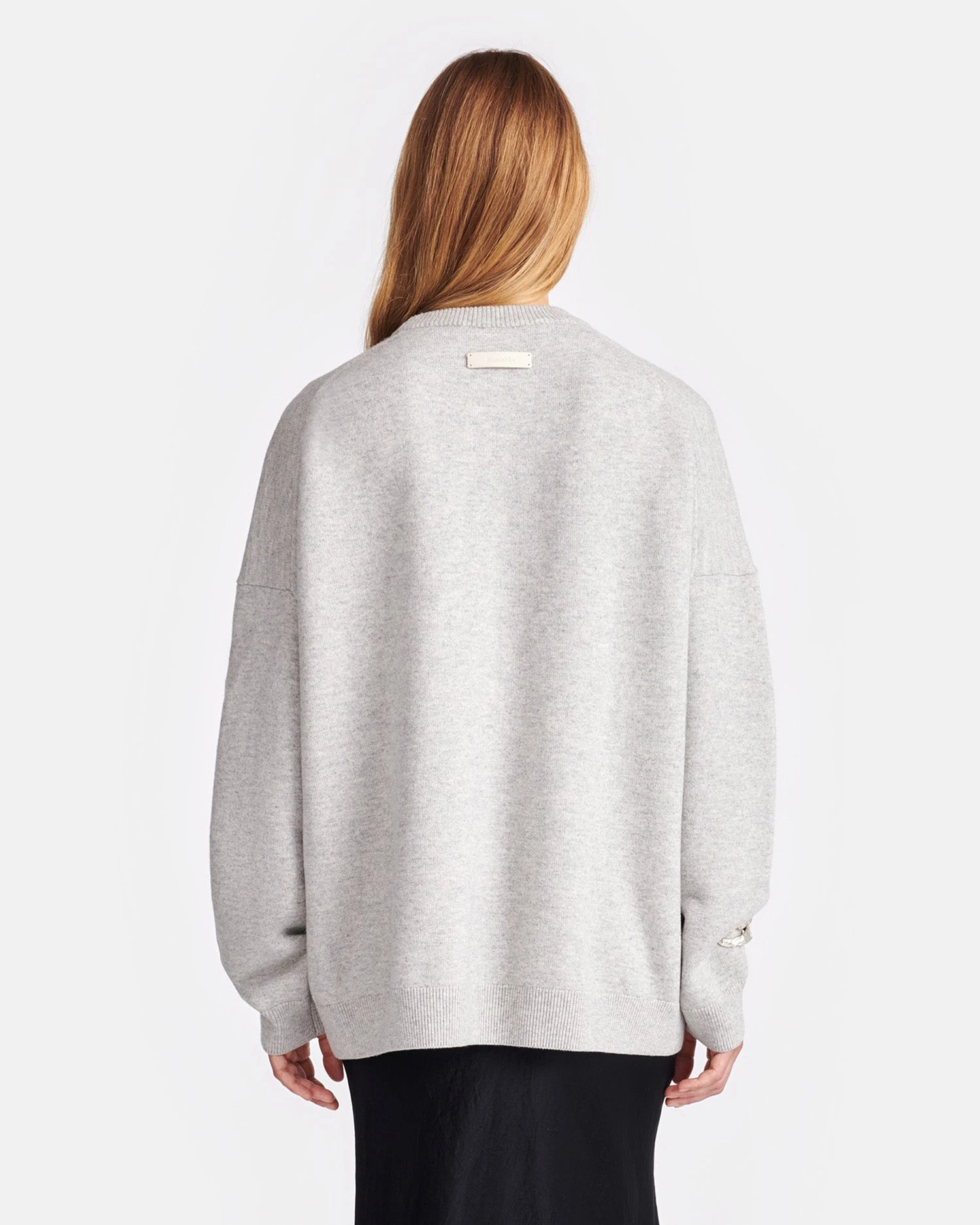 Nanushka Joyann - Plush Cashmere Sweater - Gray 4 Nanushka Joyann - Plush Cashmere Sweater - Gray - Image 4