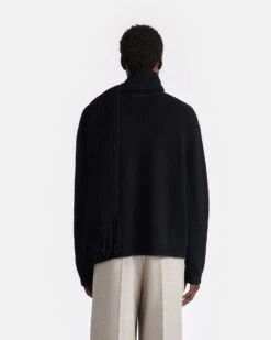 Nanushka Braye - Cashmere-Blend Cardigan - Black -Nanushka Fashion Store NU24FWSW01511 BRAYE MOON CASHMERE BLEND 04