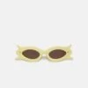 Nanushka Tully - Bio-Plastic Floral-Shaped Sunglasses - Moonbeam