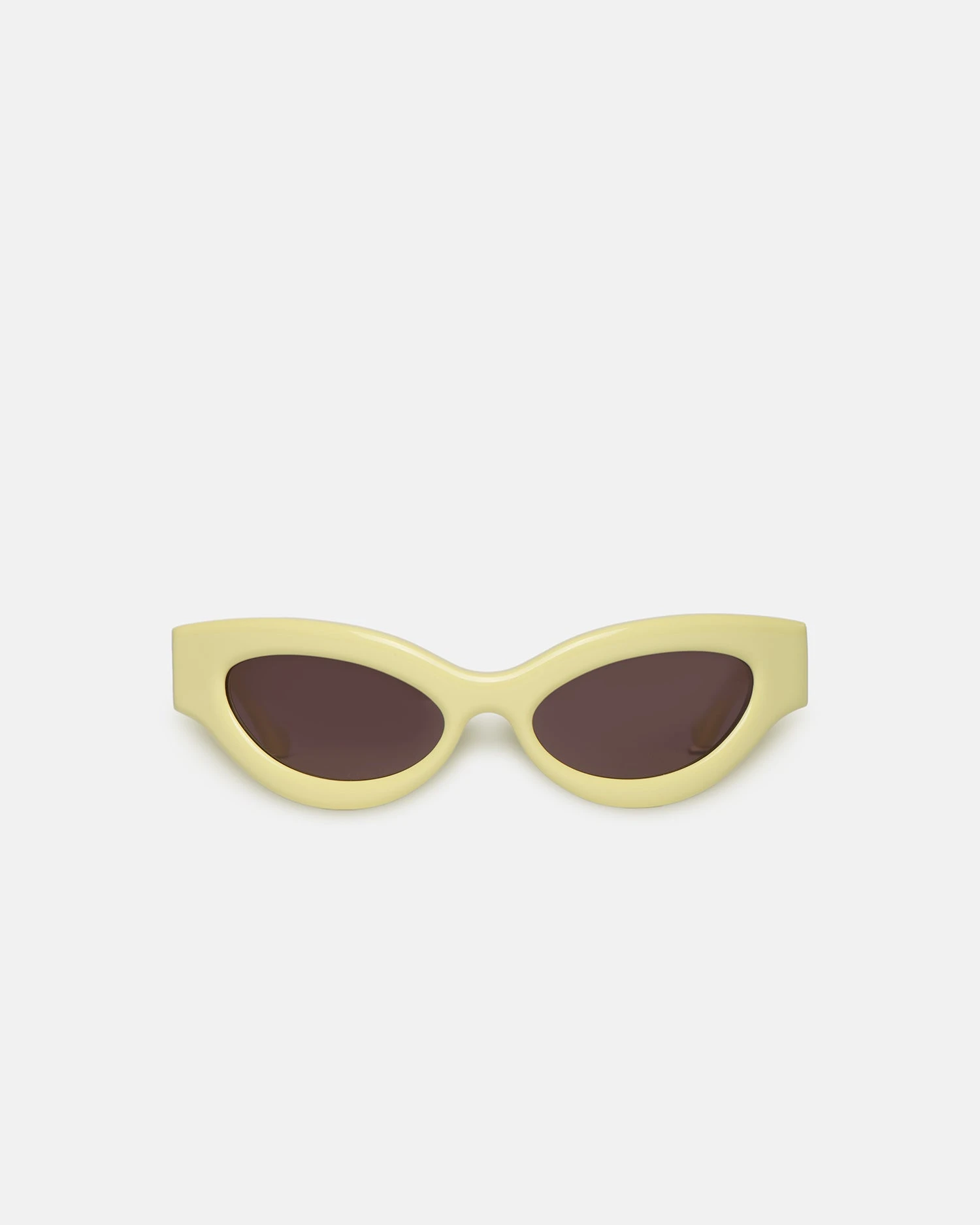 Nanushka Trysta - Bio-Plastic Wrap Sunglasses - Moonbeam 1 Nanushka Trysta - Bio-Plastic Wrap Sunglasses - Moonbeam