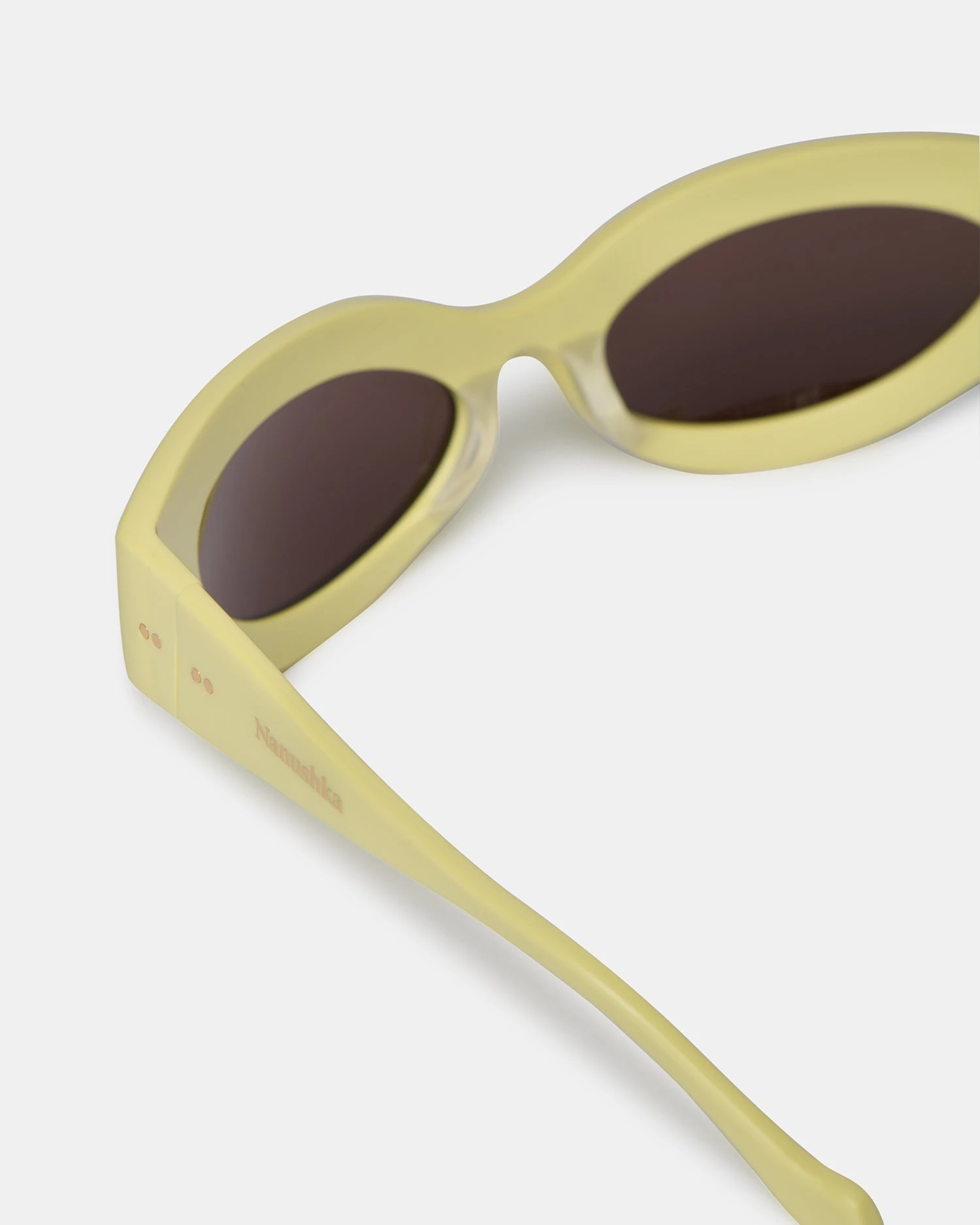 Nanushka Trysta - Bio-Plastic Wrap Sunglasses - Moonbeam 3 Nanushka Trysta - Bio-Plastic Wrap Sunglasses - Moonbeam - Image 3