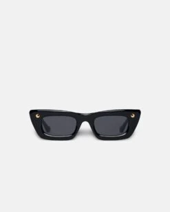 Nanushka Londyn - Bio-Plastic Oversized Cat-Eye Sunglasses - Black