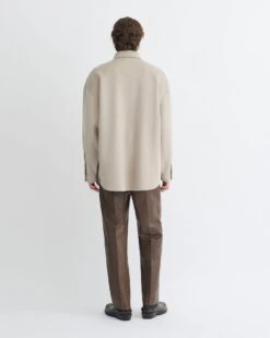 Nanushka Martin - Double Wool Overshirt - Stone 17 Nanushka Martin - Double Wool Overshirt - Stone -Nanushka Fashion Store NU25PFJK12492 2 62ff8963 f6ff 495b a2f2 e3031341c4ae