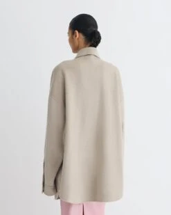 Nanushka Martin - Double Wool Overshirt - Stone