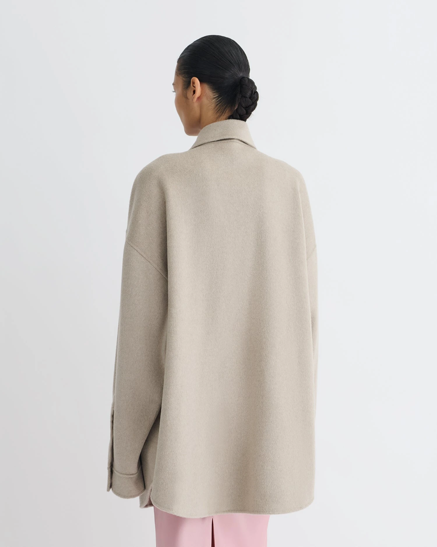 Nanushka Martin - Double Wool Overshirt - Stone 1 Nanushka Martin - Double Wool Overshirt - Stone