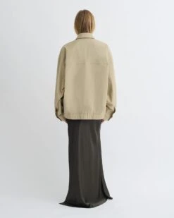 Nanushka Zubin - Tech Twill Jacket - Pebble -Nanushka Fashion Store NU25PFJK17872ZUBIN PEBBLE TECHTWILL 2