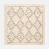Nanushka Miani - Printed Silk Scarf - Symbol Argyle Creme/Black
